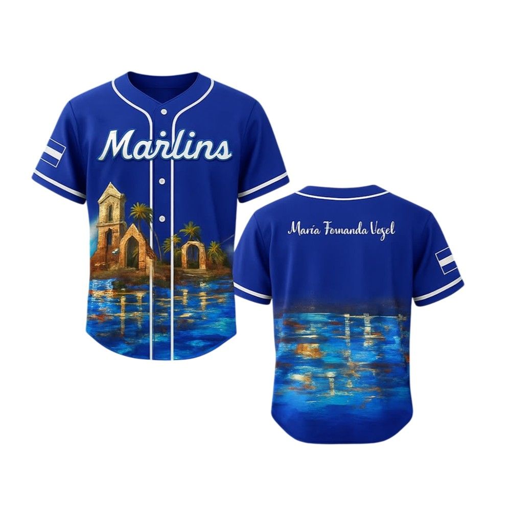 2025 Marlins Heritage Celebration Series Nicaraguan Jersey 2 2025 Marlins Heritage Celebration Series Nicaraguan Jersey 1 2