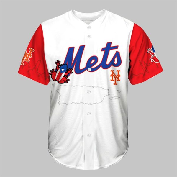 2025 Mets Lindor Puerto Rican Heritage Baseball Jersey 2