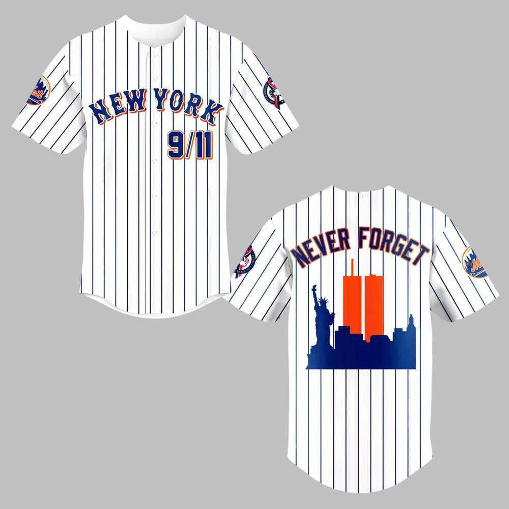 2025 NY Mets Never Forget 9 11 Jersey 0 2025 NY Mets Never Forget 9 11 Jersey 0