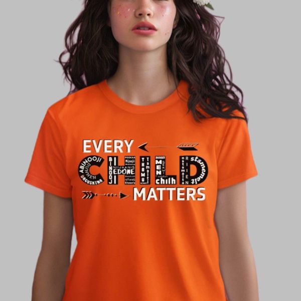 2025 Orange Day Every Child Matters Language Of Children Shirt 0 1 x