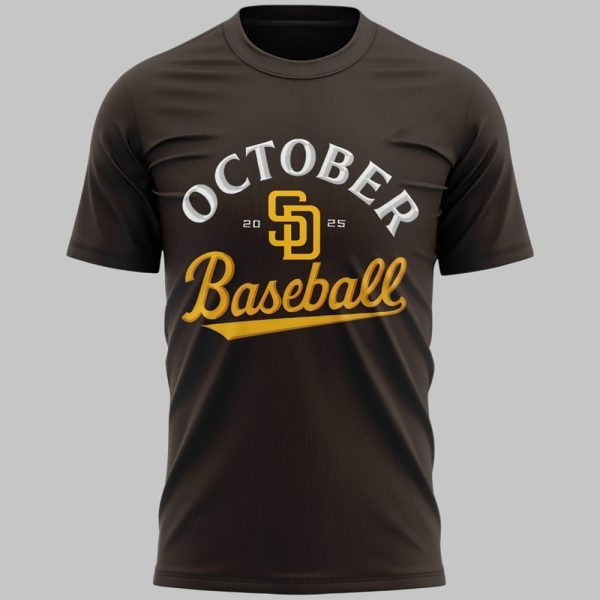 2025 Padres October Baseball Fight For The Faithful Shirt 3