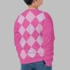 2025 Pink Argyle Costume Demon Sweater 2