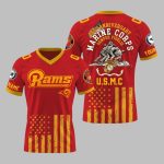 2025 Rams x US Marine Corps 250th Year Anniversary Football Jersey