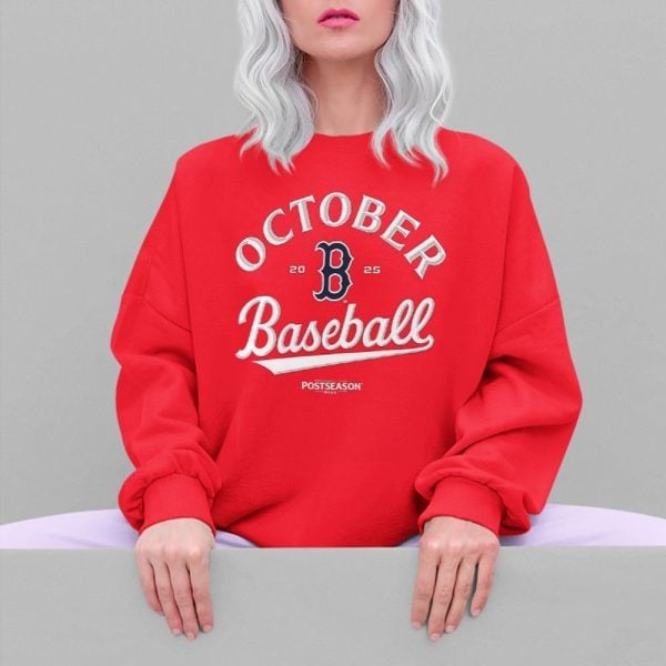 2025 Red Sox October Baseball Shirt 5 4