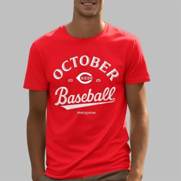 2025 Reds October Baseball Postseason Shirt 5 3 1