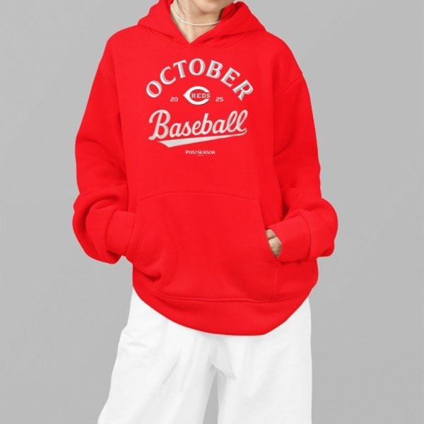 2025 Reds October Baseball Postseason Shirt 5 5 1