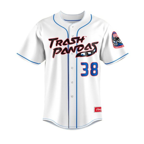 2025 Rocket City Trash Pandas Samuel Aldegheri Jersey 1 2