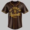2025 SD Padres October Baseball Fight For The Faithful Jersey 2