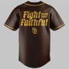 2025 SD Padres October Baseball Fight For The Faithful Jersey 3