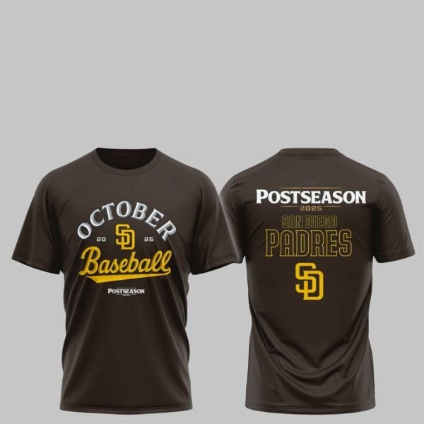 2025 SD Padres October Baseball Shirt 1