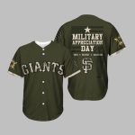 2025 SF Giants National Military Appreciation Day Jersey