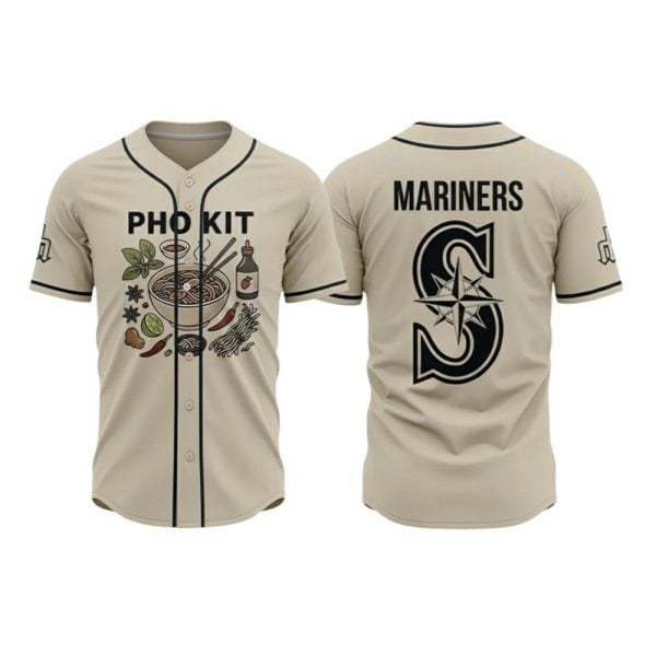 2025 Seattle Mariners Pho Kit Jersey 1 2