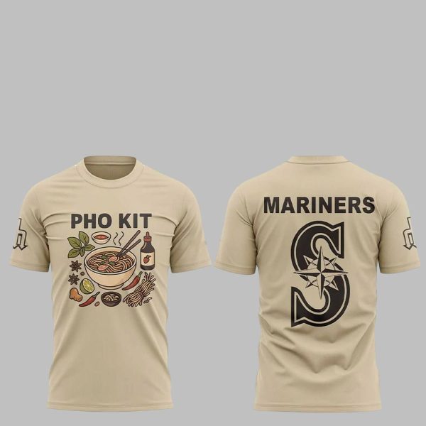 2025 Seattle Mariners Pho Kit Shirt 0