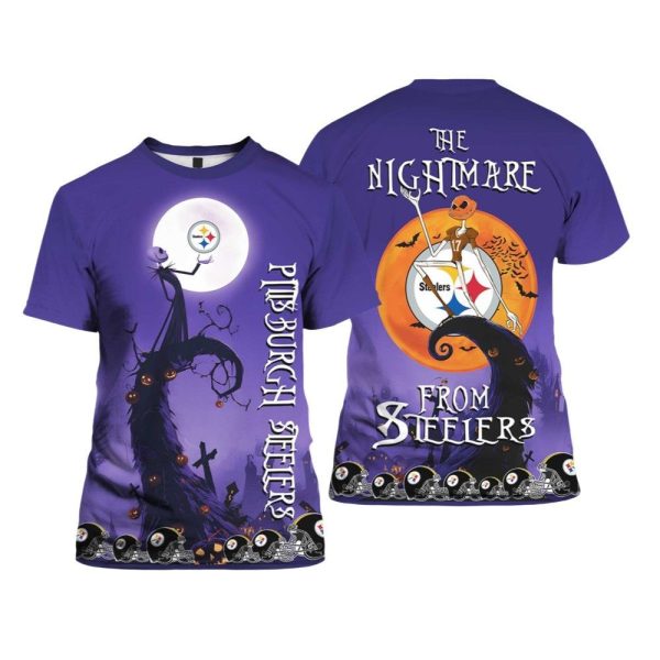2025 Steelers Halloween The Nightmare Shirt 1 2