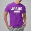 2025 TCU Horned Frogs Jesus Won Shirt 1