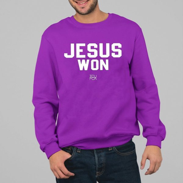 2025 TCU Horned Frogs Jesus Won Shirt 2