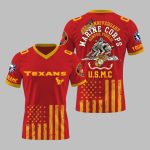 2025 Texans x US Marine Corps 250th Year Anniversary Football Jersey
