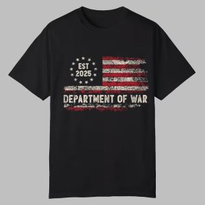 Department Of War Established 2025 Shirt 0 0