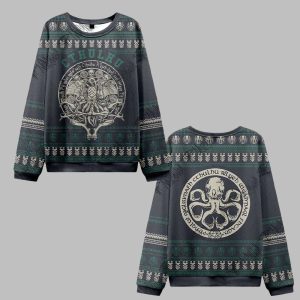 Cthulhu Horror Ugly Sweater 2025 Christmas 0