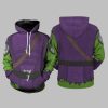 3 2025 Halloween Green Goblin Costume Hoodie
