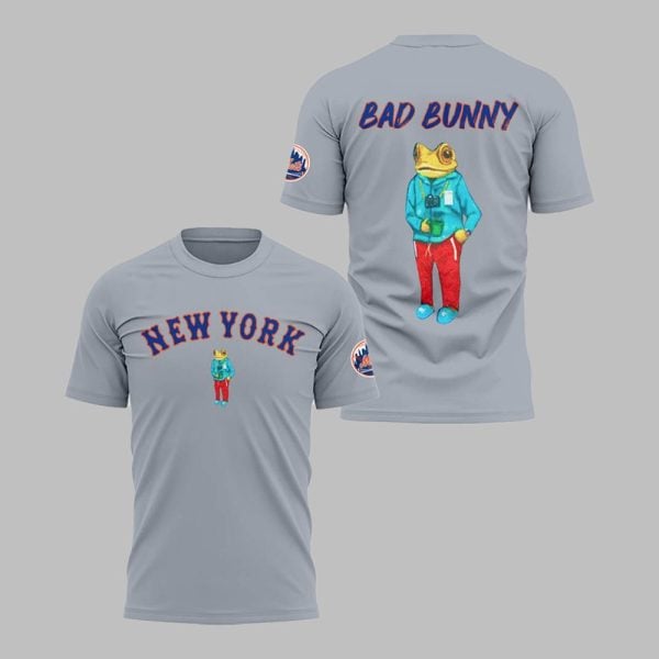 3 2025 NY Mets x Bad Bunny Shirt
