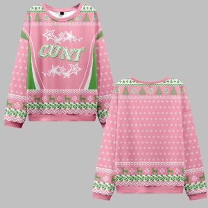 2025 Christmas Cunt Stars Ugly Christmas Sweater 0