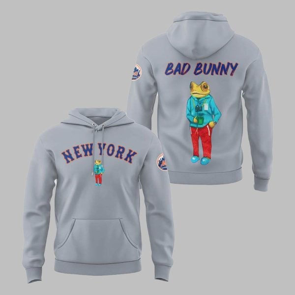 4 2025 NY Mets x Bad Bunny Hoodie