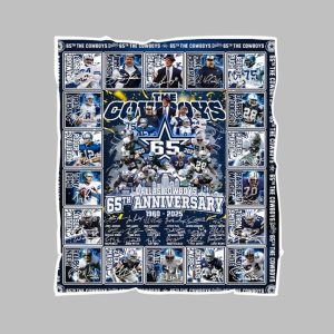 Dallas Cowboys The Cowboys 65th Anniversary 1960 2025 Blanket 1 1