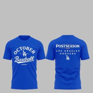 Dodgers Baseball October Postseason 2025 Shirt 1 1