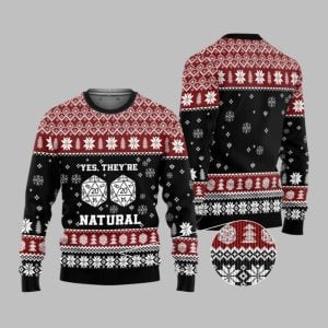 2025 Christmas DnD Yes Witches They're Natural Ugly Christmas Sweater