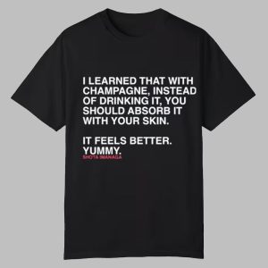 Shota Imanaga I Learned That With Champagne Instead Of Drinking It You Should Absorb It With Your Skin Shirt 0 0 1