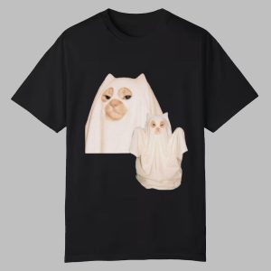 Spooky Cat Halloween Shirt 0 0