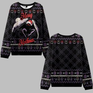 2025 Christmas Merry Mothmas Ugly Christmas Sweater 0