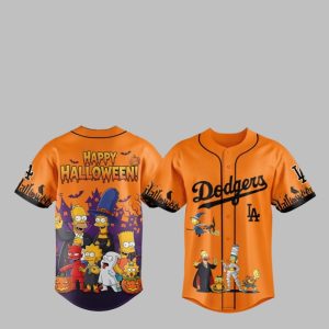 2025 LA Dodgers The Simpsons Halloween Jersey 1 1