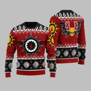 2025 Christmas Warhammer Flesh Tearers Iconic Ugly Christmas Sweater 1 1
