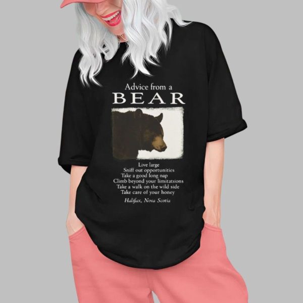 Advice From A Bear Live Large Sniff Out Opportunities Shirt 2