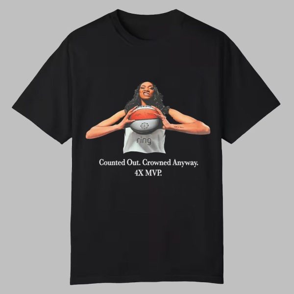Aja Wilson Counted Out Crowned Anyway 4X Mvp Shirt 0 0