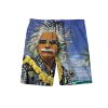 Albert Einstein Chilling On The Beach Hawaiian Short 1 2