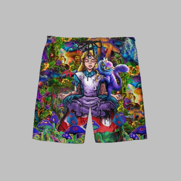 Alice in Wonderland Hawaiian Print Shirt 5