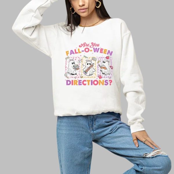 Are You Fall O Ween Directions Halloween Fall Teacher Shirt 1 a