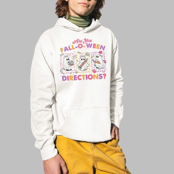 Are You Fall O Ween Directions Halloween Fall Teacher Shirt 2 1