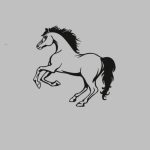 Artistic Horse Metal Wall Decor Metal Farm Sign