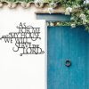 As For Me And My House We Will Serve The Lord Decor Metal Farm Sign 3 As For Me And My House We Will Serve The Lord Decor Metal Farm Sign 1 2