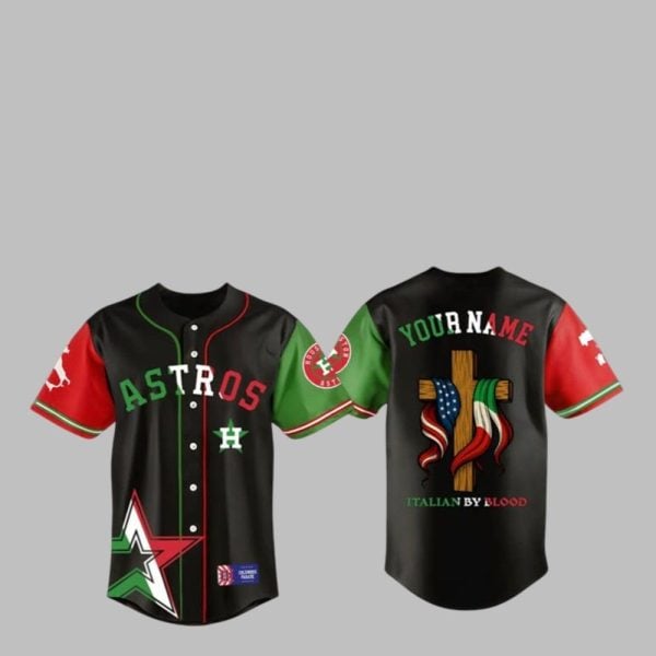 Astros Italian Heritage Night Italian By Blood Jersey 1 1
