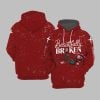 Beautifully Broken Country Music Print Hoodie 1 1