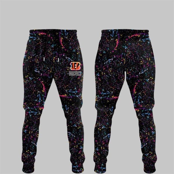 Bengals Crucial Catch Intercept Cancer 2025 Hoodie 3