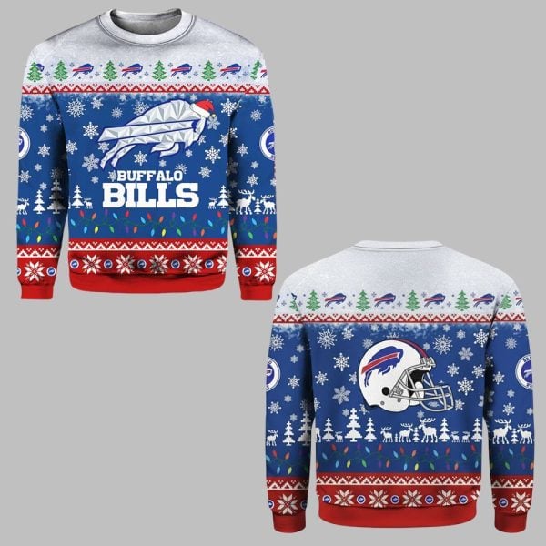 Bills Rivalries Cold 2025 2026 Christmas Sweater 0