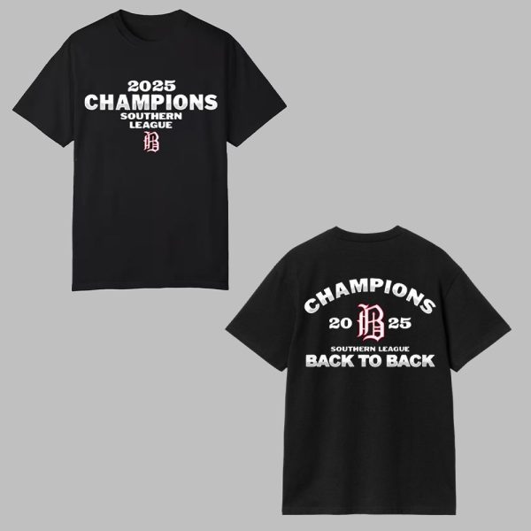 Birmingham Barons Champions 2025 Southern League Back To Back Shirt 0 0