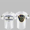 Brewers 2025 NL Central Division Champions Postseason Jersey 0