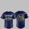 Brewers 2025 NL Central Division Champions Postseason Jersey 1